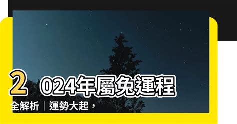 2024年生肖運程 兔|【2024 屬兔運程】免驚！2024年屬兔運勢全攻略 逆轉。